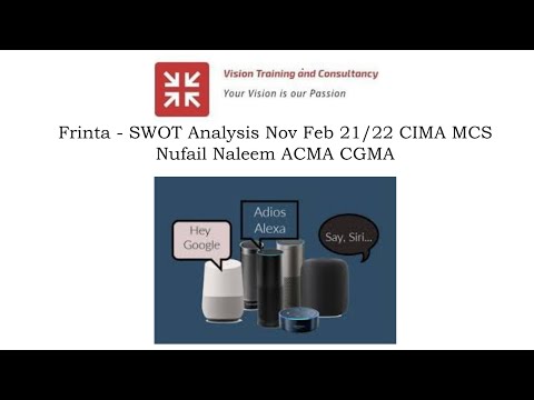Frinta SWOT Analysis #cgma #cima #flp #mcs