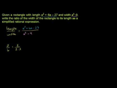 Simplifying Rational Expressions 1