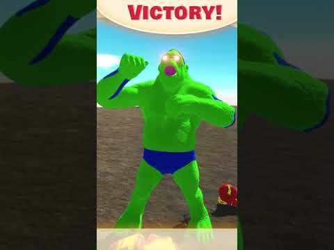 SUPER HULK KING KONG attacks LAVA MAN| Animal Revolt Battle Simulator | Shorts