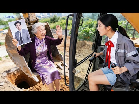 Nenek kaya cari istri utk putra CEO,jatuh di proyek—gadis selamatkan dgn ekskavator!Cinta datang!