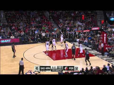 Cory Joseph Highlights Spurs vs. Blazers 12.15.2014 - 12 Points, 5 Rebounds