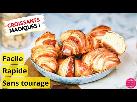 Les croissants magiques ! Facile, rapide, sans tourage : recette inratable 🥐