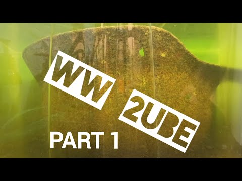 German M35 helmet restoration tutorial.  Part 1 - cleaning