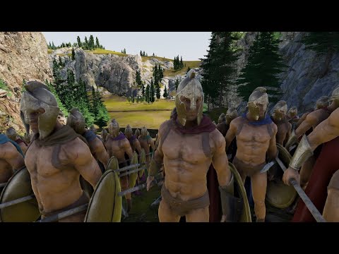 THIS IS SPARTA! 300 Spartans vs 2000 Persians - UEBS 2