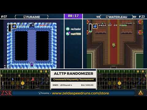 ALttPR Crossworld Keysanity Tournament: LB Round 4 - Furaime vs. Waterleau