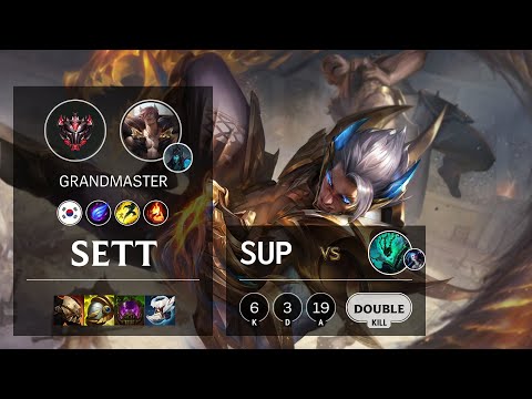 Sett Support vs Thresh - KR Grandmaster Patch 11.6