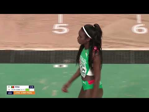 Evelise Veiga Women's Long Jump Finals at 2023 European Indoor Athletics Championships in Istanbul