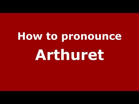 How to pronounce Arthuret