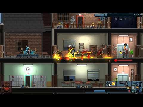 Online co-op gameplay footage from PC game Door Kickers: Action Squad - YouTube