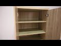 ΠΑΠΟΥΤΣΟΘΗΚΗ DAYANNA ΞΥΛΙΝΗ ΜΕ 6 ΡΑΦΙΑ 60X43X180.5εκ. ZEBRANO HM2379.01