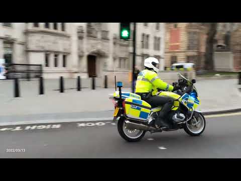 Metropolitan police motorcycle