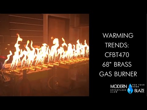 Warming Trends: CFBT470 68" Brass Gas Burner