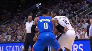 Kawhi Leonard - San Antonio Spurs - Russell Westbrook - Oklahoma City Thunder