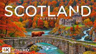 Scotland Autumn 4K 🍁 Wild Highlands, Ancient Castles and Golden Landscapes Lost in Autumn Mist