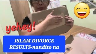 ISLAM DIVORCE RESULT DUMATING NA. Congratulations sa mga clients ko. #divorce #islam #annulment