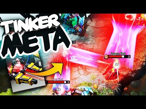 BEST Tinker in Dota 2 with EPIC NEW TI10 IMMORTAL SET - Funkefal