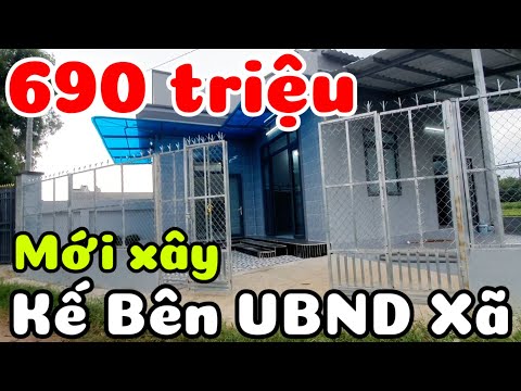 Nhà mới xây giá rẻ 690 triệu đã hoàn công gần UBND xã Long Chữ Tây Ninh cách Tỉnh Lộ 150m TPHCM 70km