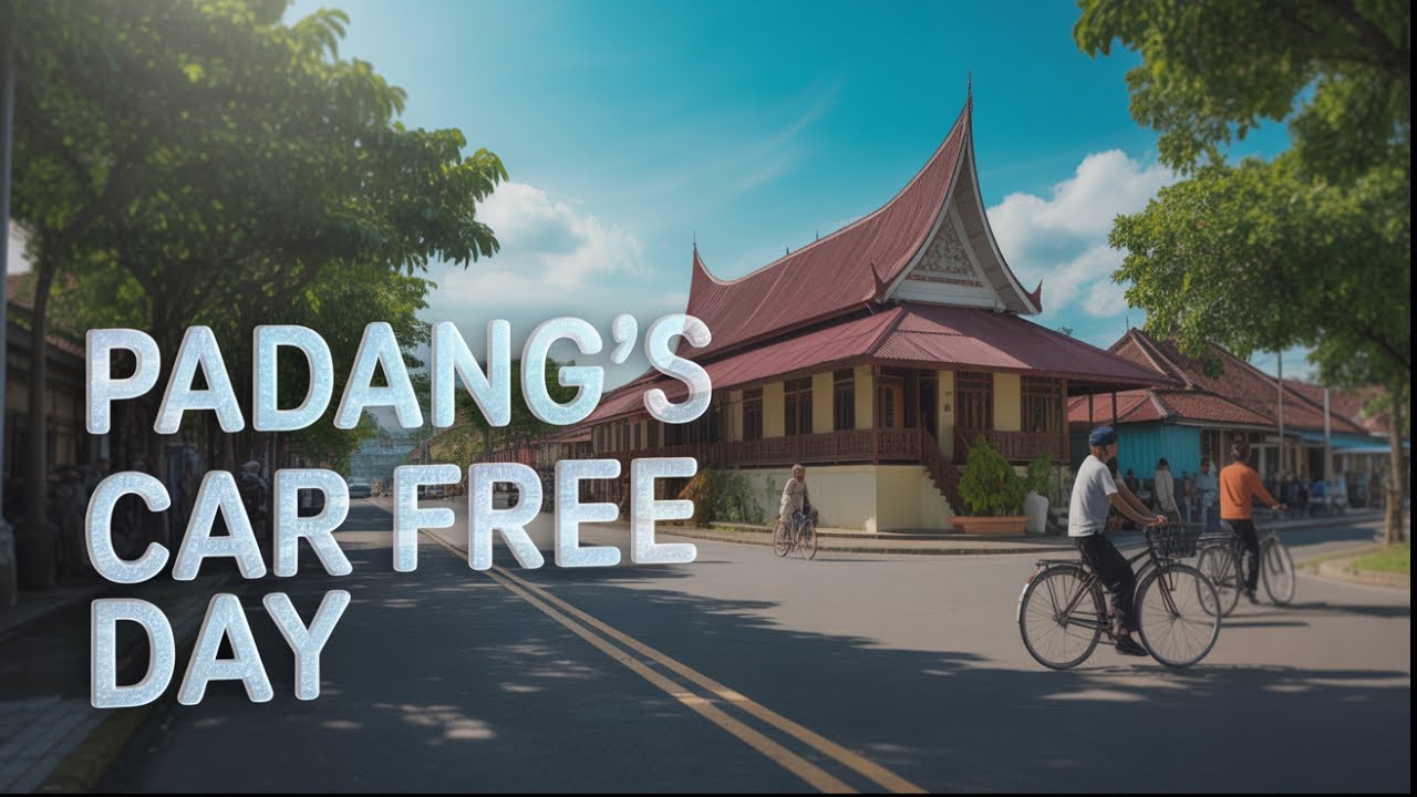 IT TURNS OUT IN PADANG THERE IS A CAR FREE DAY EVERY SUNDAY