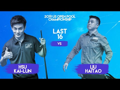 Last 16 | Hsu Kai-Lun vs Liu Haitao | 2019 US Open Pool Championship