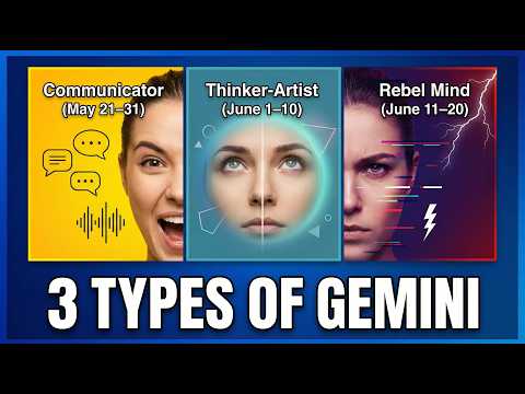 The 3 Gemini Operating Systems: A Psychological Guide to Your Decan Type