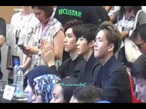 150614 KPOP MUSIC FESTIVAL with VIXX - VIXX's reaction as the judges PART 2