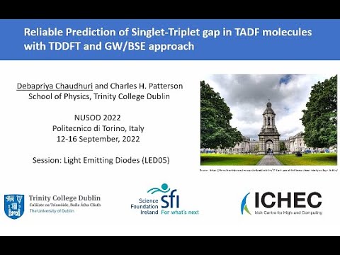 22LED05 Reliable prediction of the singlet-triplet gap in TADF molecules with GW/BSE approach