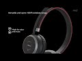 Jabra Evolve 65 UC Stereo - Ausinės - su lankeliu ant galvos - Office/Call center - Juodas - Dvipusės - China