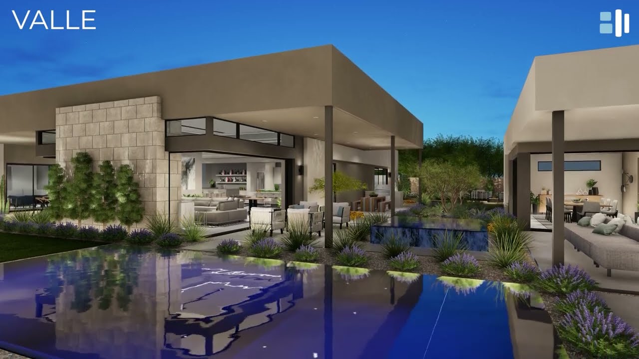 Valle's Impressive One-Story Home Design at Oasi by Blue Heron Nexus