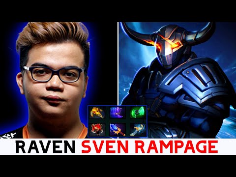 FNATIC.RAVEN "SVEN" WTF 16MINUTES RAMPAGE! FULLGAMEPLAY | DOTA 2 MICRO