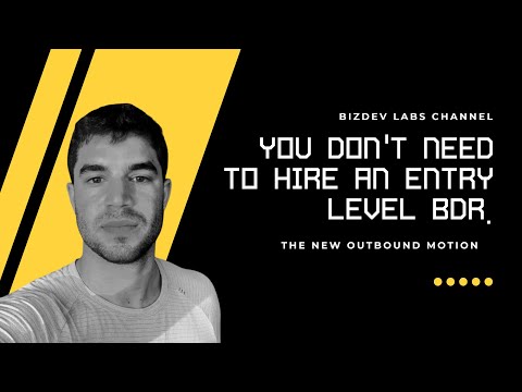 Don't Hire an Entry Level BDR!