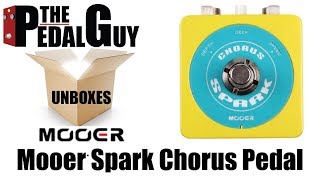 Video thumbnail for ThePedalGuy Unboxes The Mooer SCH1 Spark Chorus Pedal by The Pedal Guy