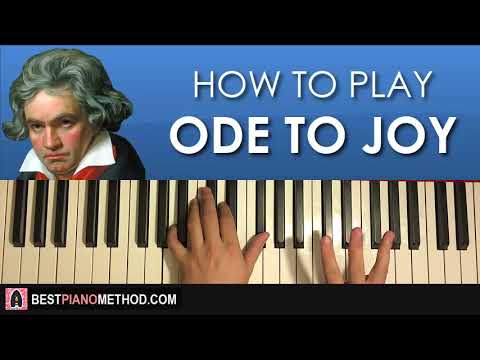 HOW TO PLAY - ODE TO JOY - Beethoven's Symphony No. 9 (Piano Tutorial Lesson)