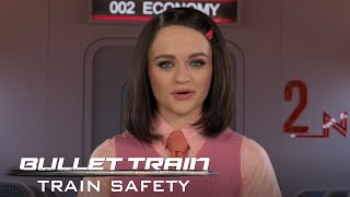 BULLET TRAIN – Train Safety Tips with Joey King