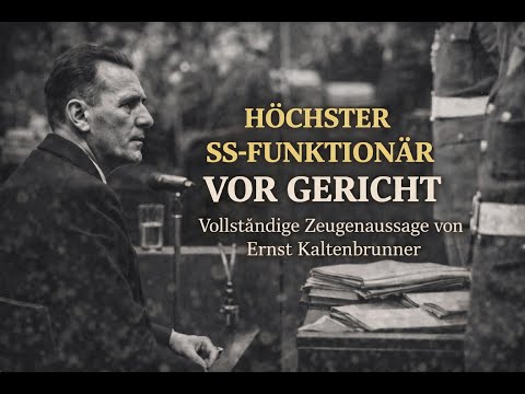 12.04.1946 Ernst Kaltenbrunner vor Gericht: Verteidigung, Kreuzverhör und Verantwortung