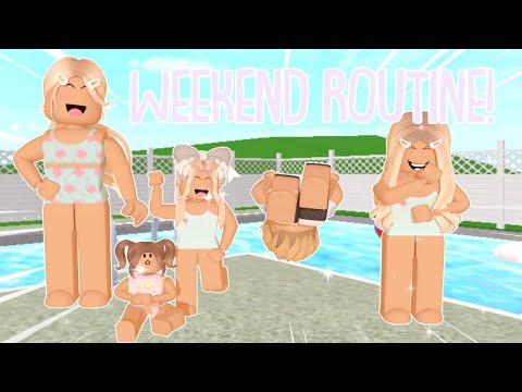 Our Family Summer Routine In Bloxburg Roblox Roleplay - roleplay roblox bloxburg