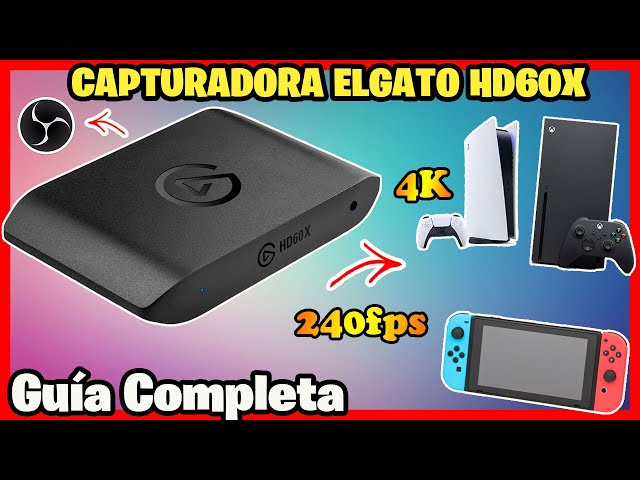 Vídeo relacionado con Elgato HD60 X - Haz Streaming y graba a 1080p60 HDR10 o 4K30 con latencia ultrabaja en PS5/Pro, PS4/Pro, Xbox Series X/S, Xbox One X/S, en OBS y Otros, Funciona con PC y Mac