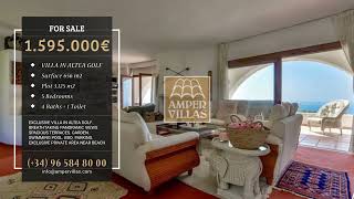 Exclusive villa with stunning panoramic views next to the Altea Golf Club (C326)