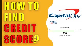 How to find Capital One Credit Score? // CreditWise Credit Score