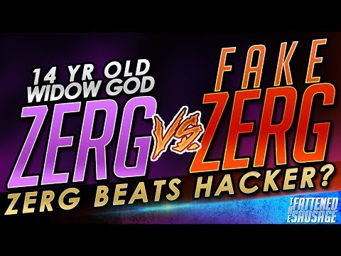 Widow God ZERG vs FAKE ZERG! Beats Hacker Impostor?! ft. KolorBlind