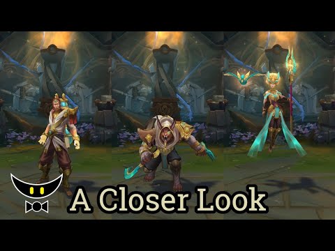 Guardian of The Sands Ryze, Rengar, and Janna Epic Skins