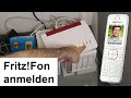 Setting Up The AVM Fritz Fon C6 And Registering It With The Fritz Box DECT Base Station Instruct