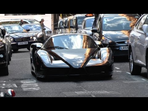 Ferrari Enzo Loud Rev in London!!