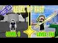 BEST TIPS on how to LEVEL UP FAST in the First Sea using LIGHT FRUIT in BLOX FRUITS | LEVEL 1 to 741