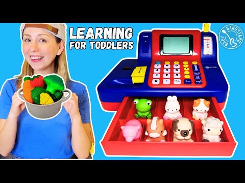 Learn to Talk for Toddlers- First Words, Animals & Food- Learn with Ms. Alyssa! Baby Learning Video
