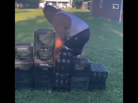 Crate challenge I design to dump us down a Satan ritual