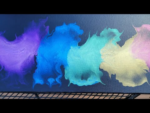 DUTCH POUR USING AMSTERDAM PEARL COLORS! - FLUID ART
