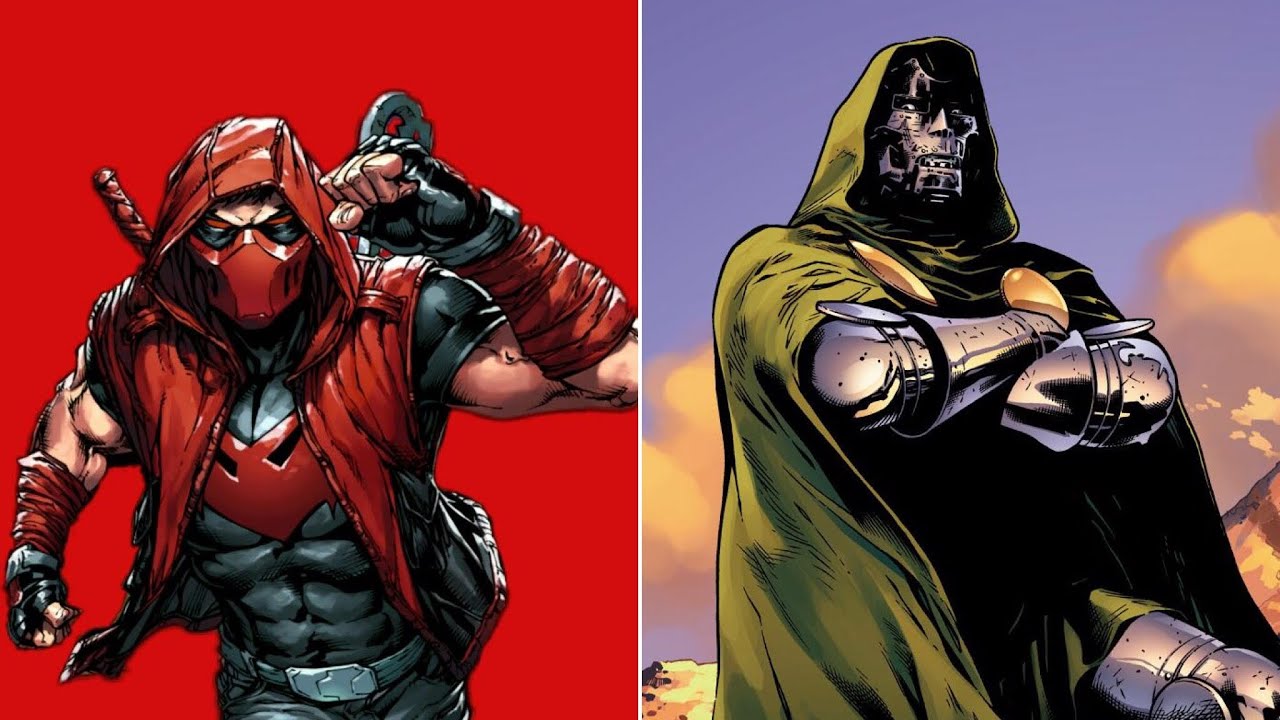 10 Heroes and Villains  With Hoodies