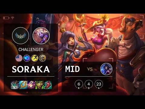 Soraka Mid vs Ahri - NA Challenger Patch 12.5