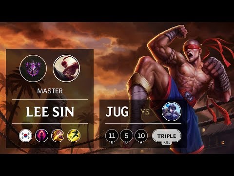 Lee Sin Jungle vs Sejuani - KR Master Patch 9.11