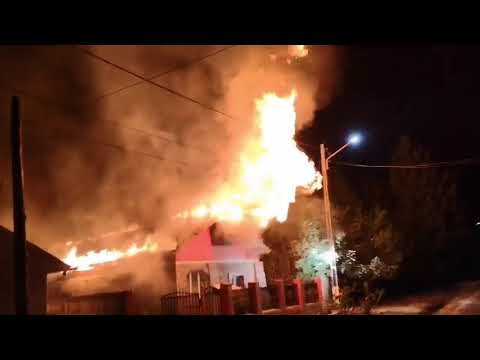 Incendiu în Trivale Moșteni, Teleorman.